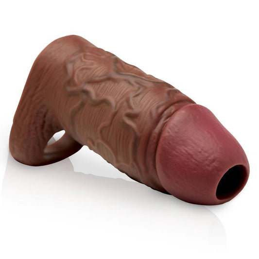"Jock Silicone Penis Extension Sleeve - Dark CN1021-DARK"